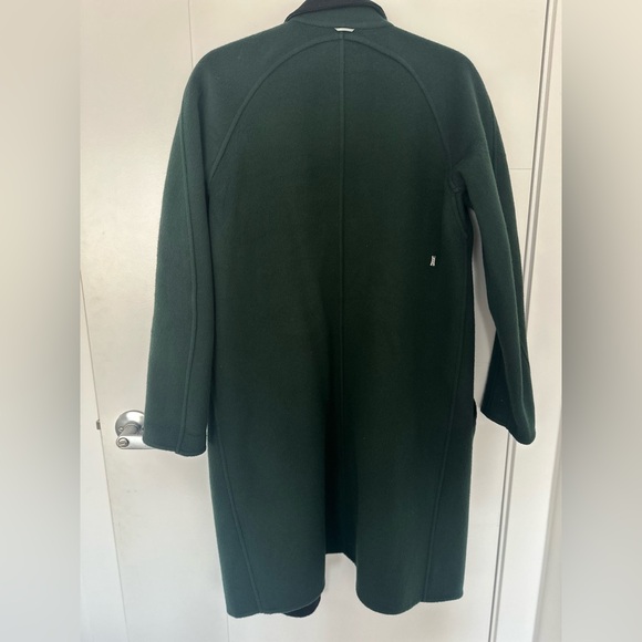 Kit and Ace Reversible Wool Cashmere Jacket Green Black S/M Tailored Coat - Picture 7 of 12